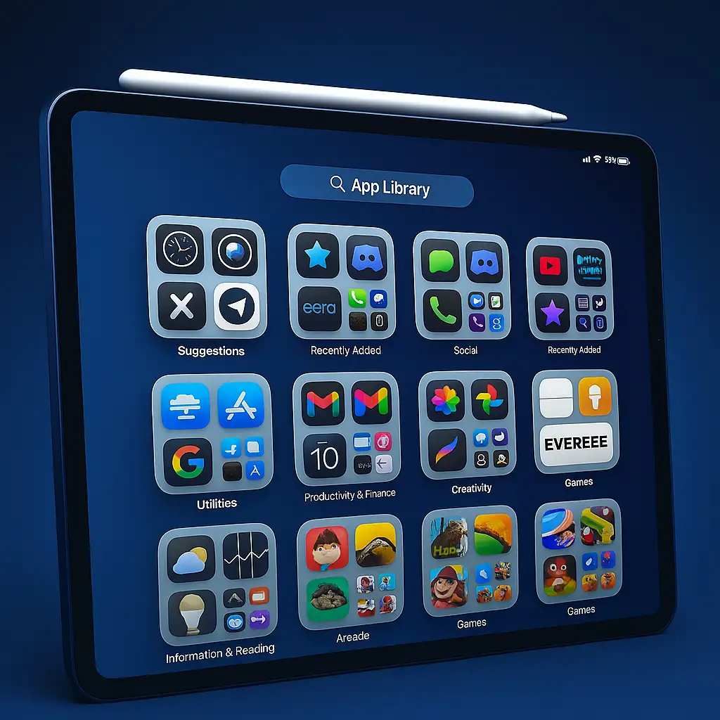 iPadOS 26 Beta UI design